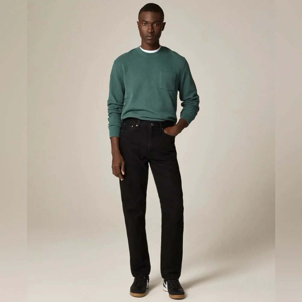 J‎ CREW Classic jean in black rinse wash Size 31/30 NWT $148 CC325
